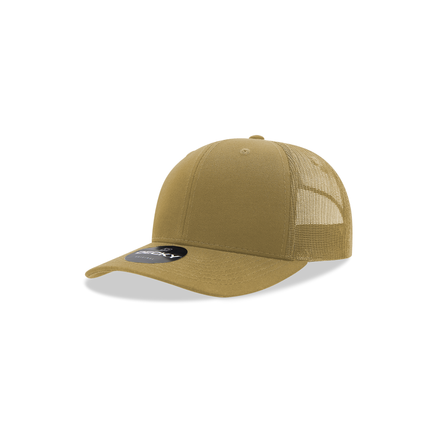 Decky 5019 Trucker Hat - Structured, Curved Brim
