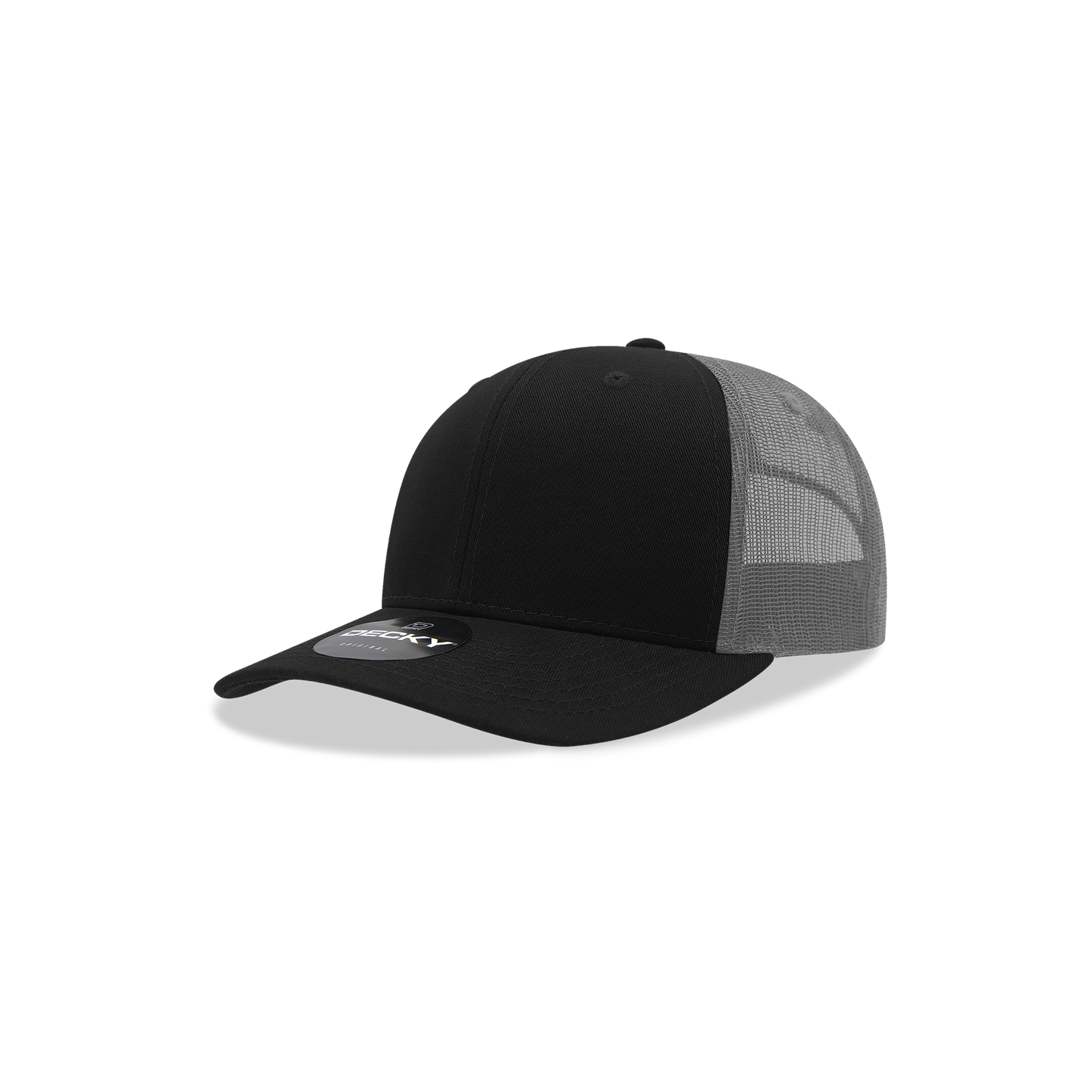 Decky 5019 Trucker Hat - Structured, Curved Brim