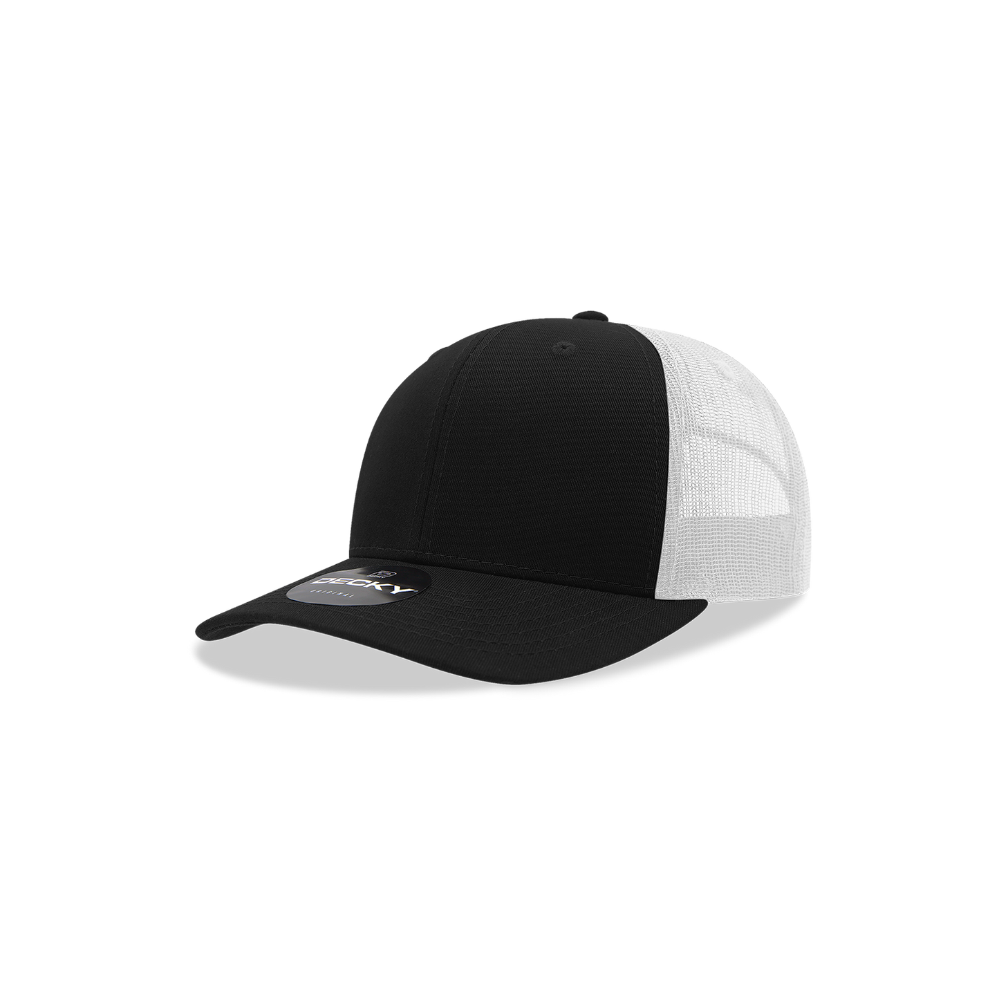 Decky 5019 Trucker Hat - Structured, Curved Brim