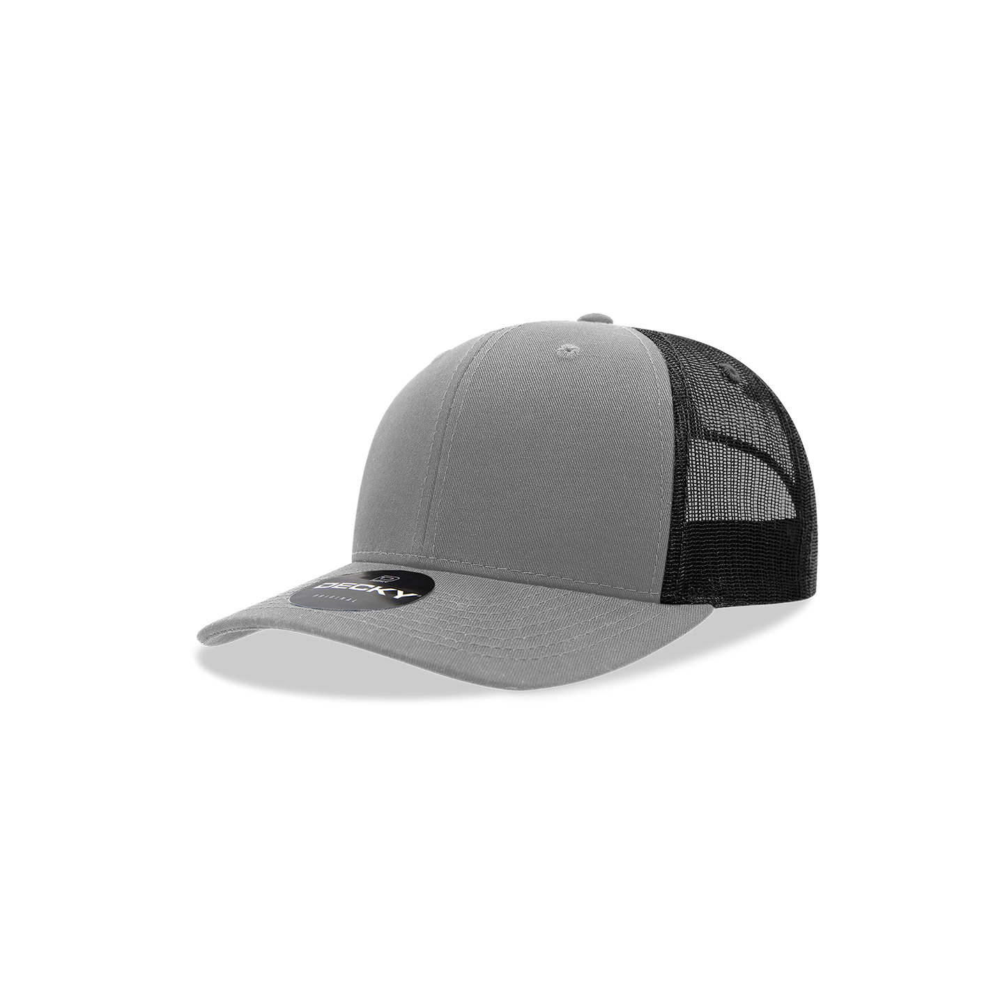 Decky 5019 Trucker Hat - Structured, Curved Brim