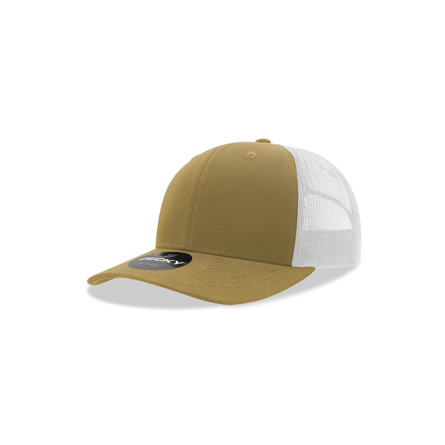Decky 5019 Trucker Hat - Structured, Curved Brim