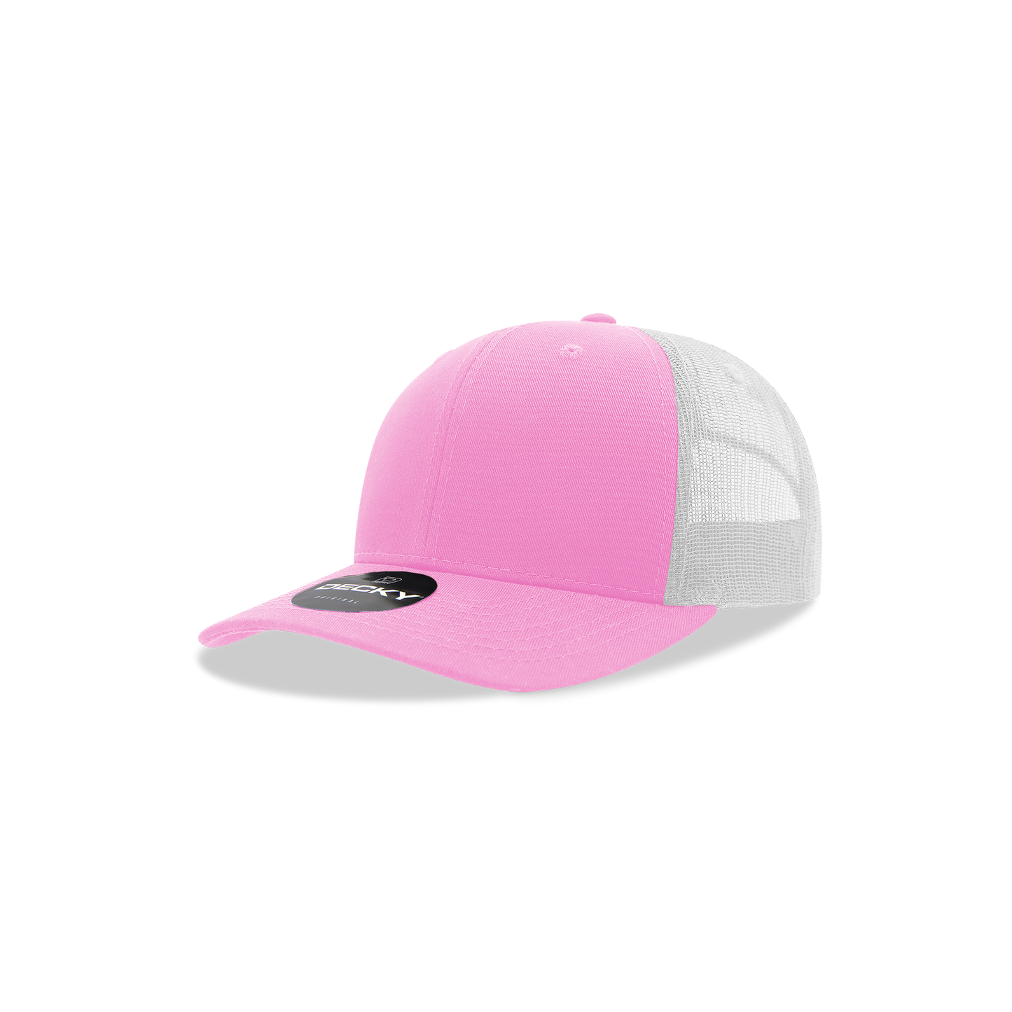 Decky 5019 Trucker Hat - Structured, Curved Brim