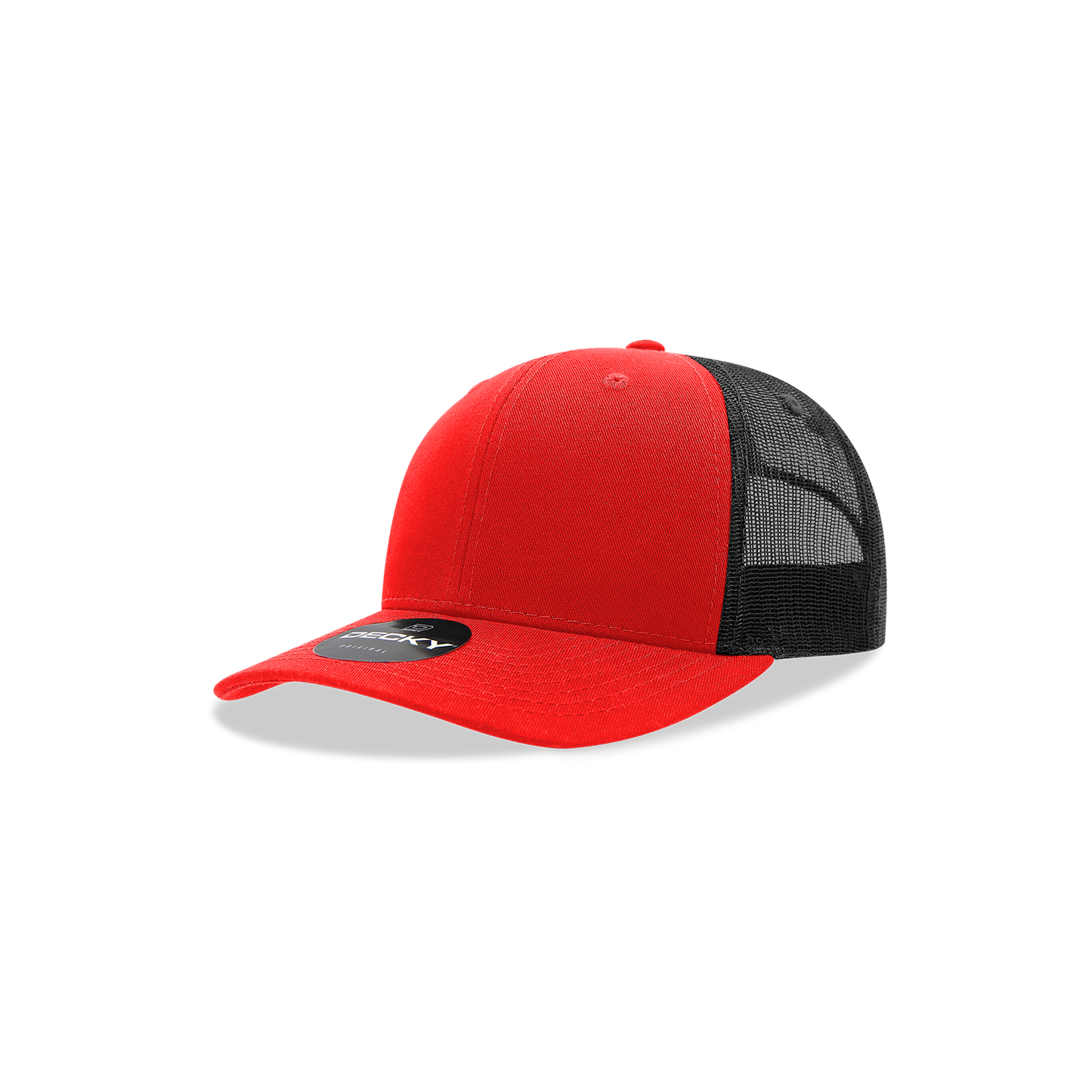 Decky 5019 Trucker Hat - Structured, Curved Brim