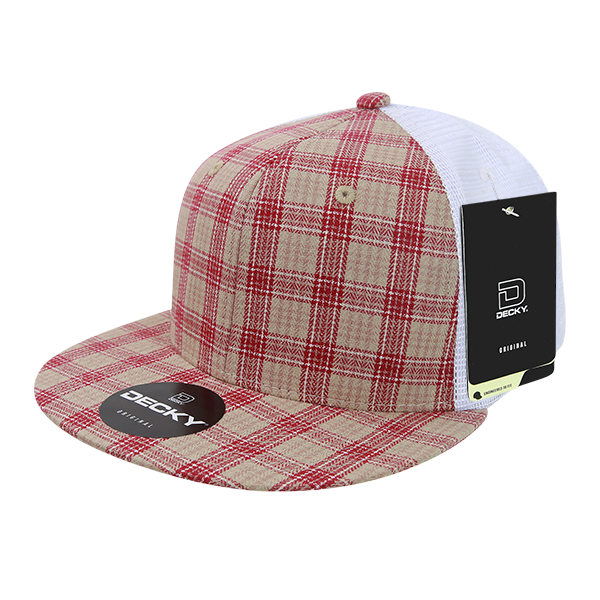 Decky 6015 Baseball Cap - Structured, Flat Brim