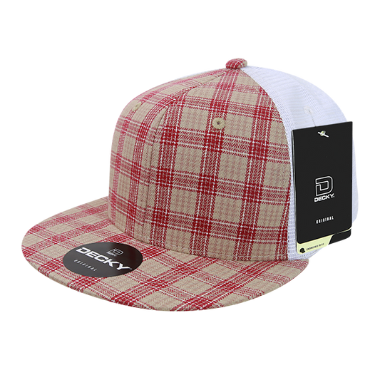 Decky 6015 Baseball Cap - Structured, Flat Brim