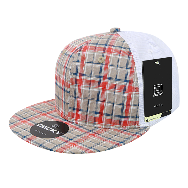 Decky 6015 Baseball Cap - Structured, Flat Brim