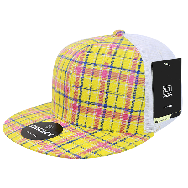 Decky 6015 Baseball Cap - Structured, Flat Brim