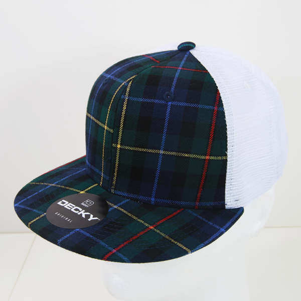 Decky 6015 Baseball Cap - Structured, Flat Brim