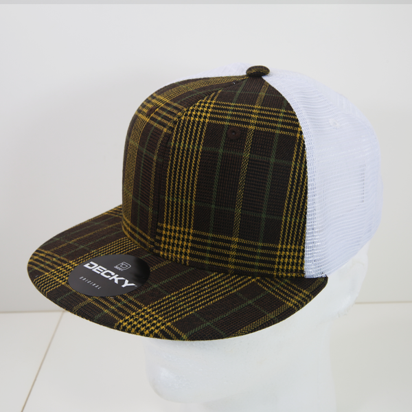 Decky 6015 Baseball Cap - Structured, Flat Brim