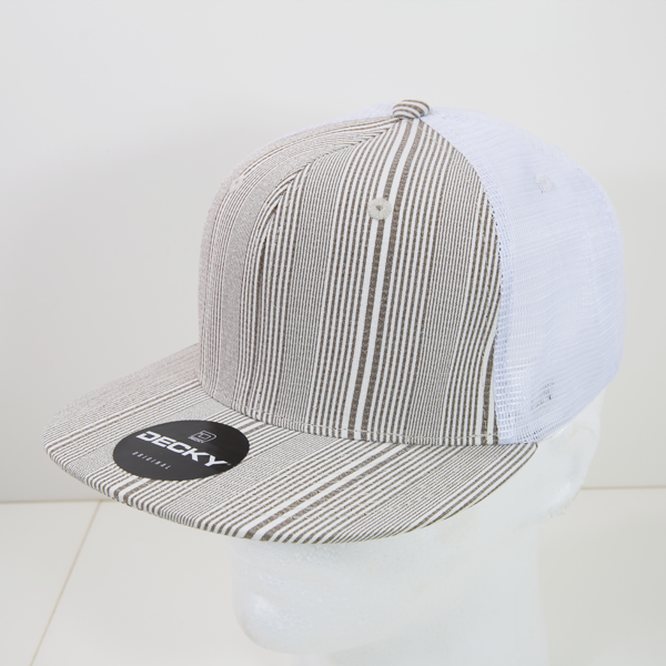 Decky 6015 Baseball Cap - Structured, Flat Brim