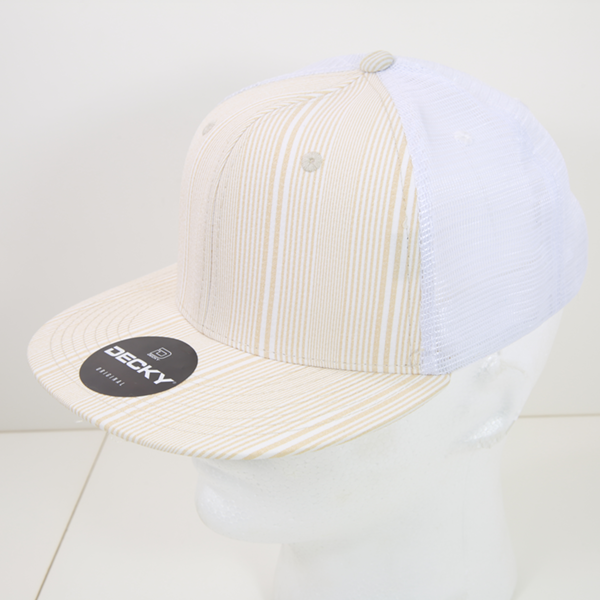 Decky 6015 Baseball Cap - Structured, Flat Brim