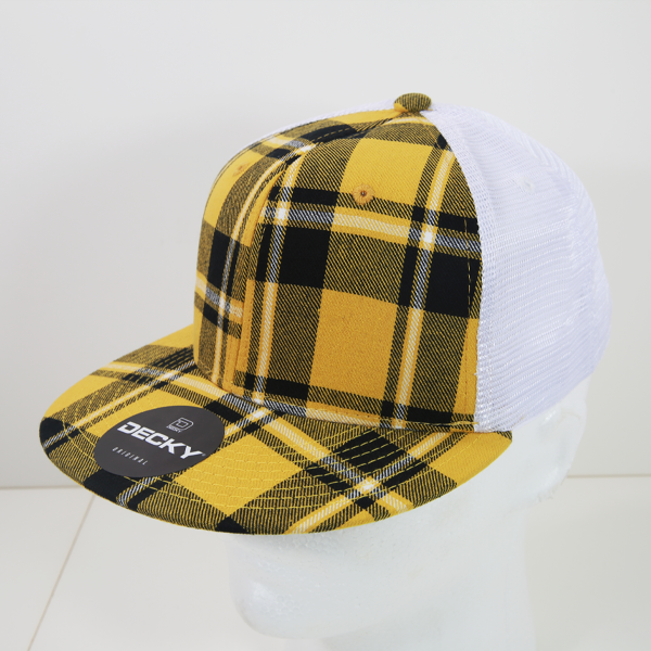 Decky 6015 Baseball Cap - Structured, Flat Brim