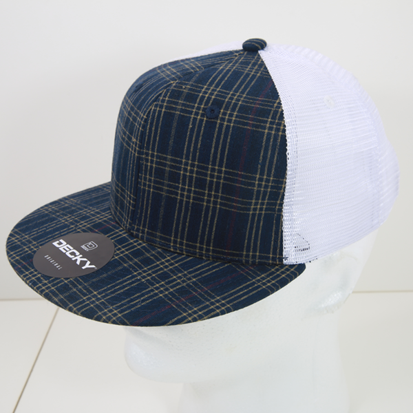 Decky 6015 Baseball Cap - Structured, Flat Brim