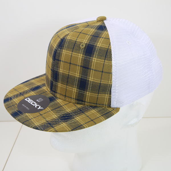 Decky 6015 Baseball Cap - Structured, Flat Brim