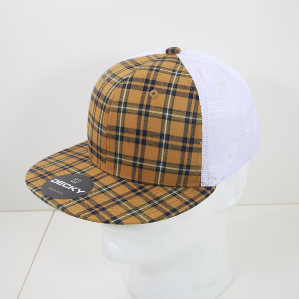 Decky 6015 Baseball Cap - Structured, Flat Brim