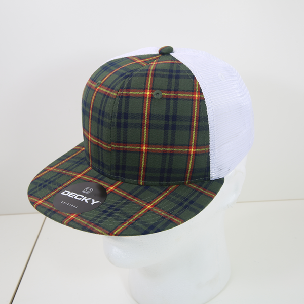 Decky 6015 Baseball Cap - Structured, Flat Brim