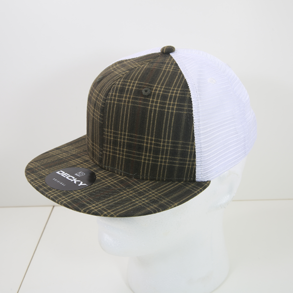 Decky 6015 Baseball Cap - Structured, Flat Brim
