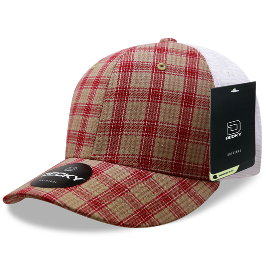 Decky 6017 Baseball Cap - Structured, Curved Brim