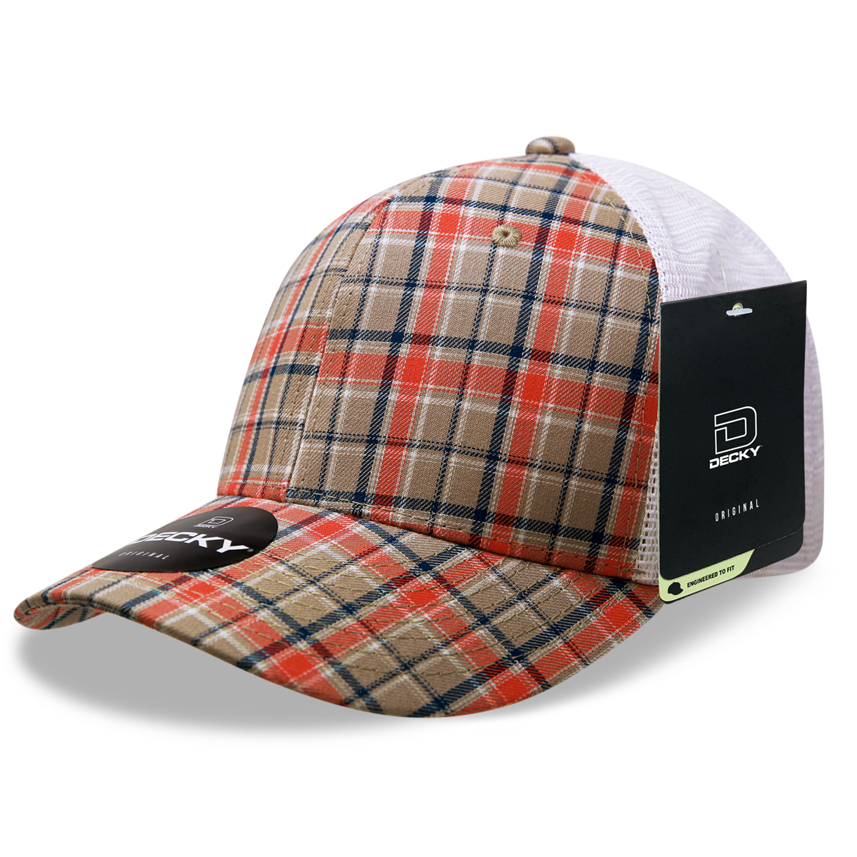 Decky 6017 Baseball Cap - Structured, Curved Brim