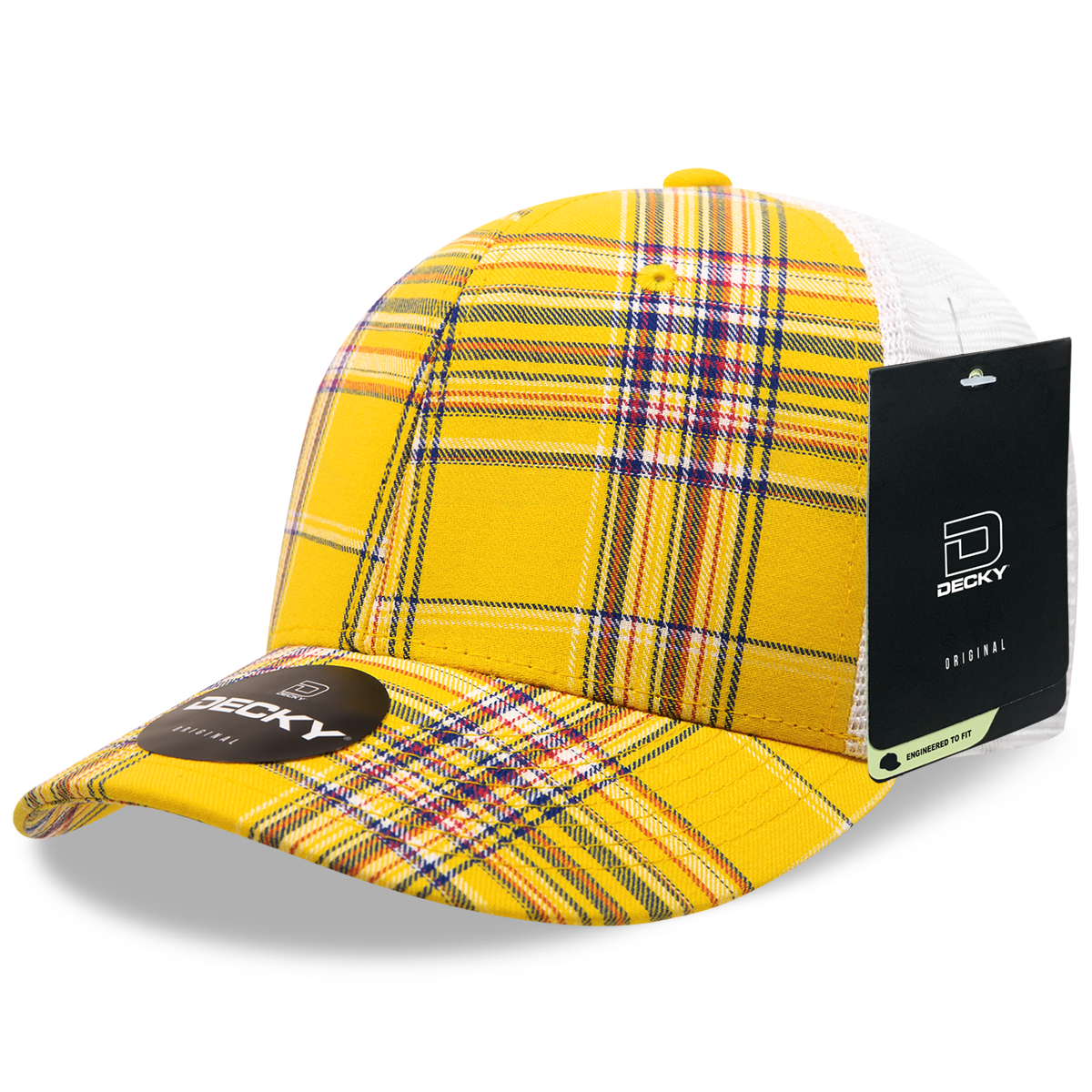 Decky 6017 Baseball Cap - Structured, Curved Brim