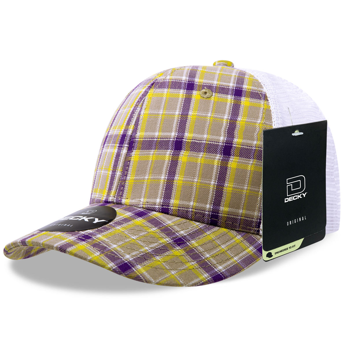 Decky 6017 Baseball Cap - Structured, Curved Brim