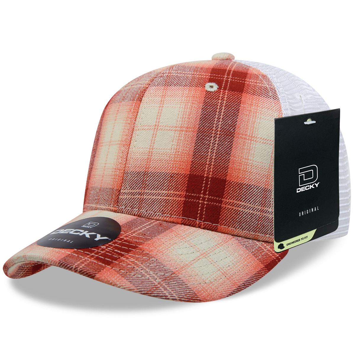 Decky 6017 Baseball Cap - Structured, Curved Brim