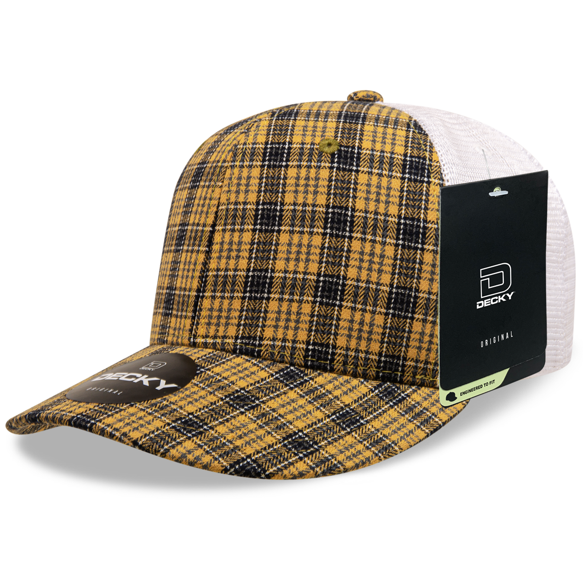 Decky 6017 Baseball Cap - Structured, Curved Brim