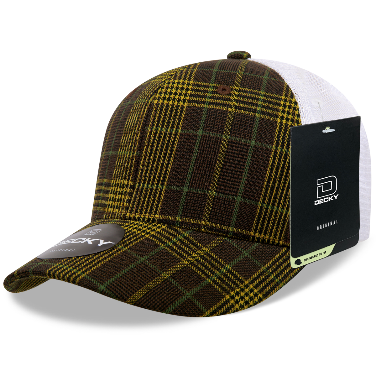 Decky 6017 Baseball Cap - Structured, Curved Brim