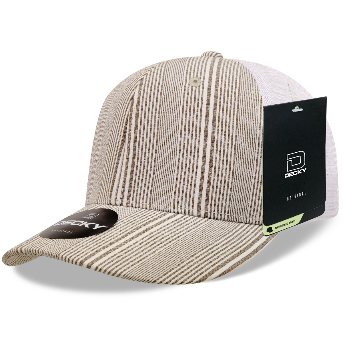 Decky 6017 Baseball Cap - Structured, Curved Brim
