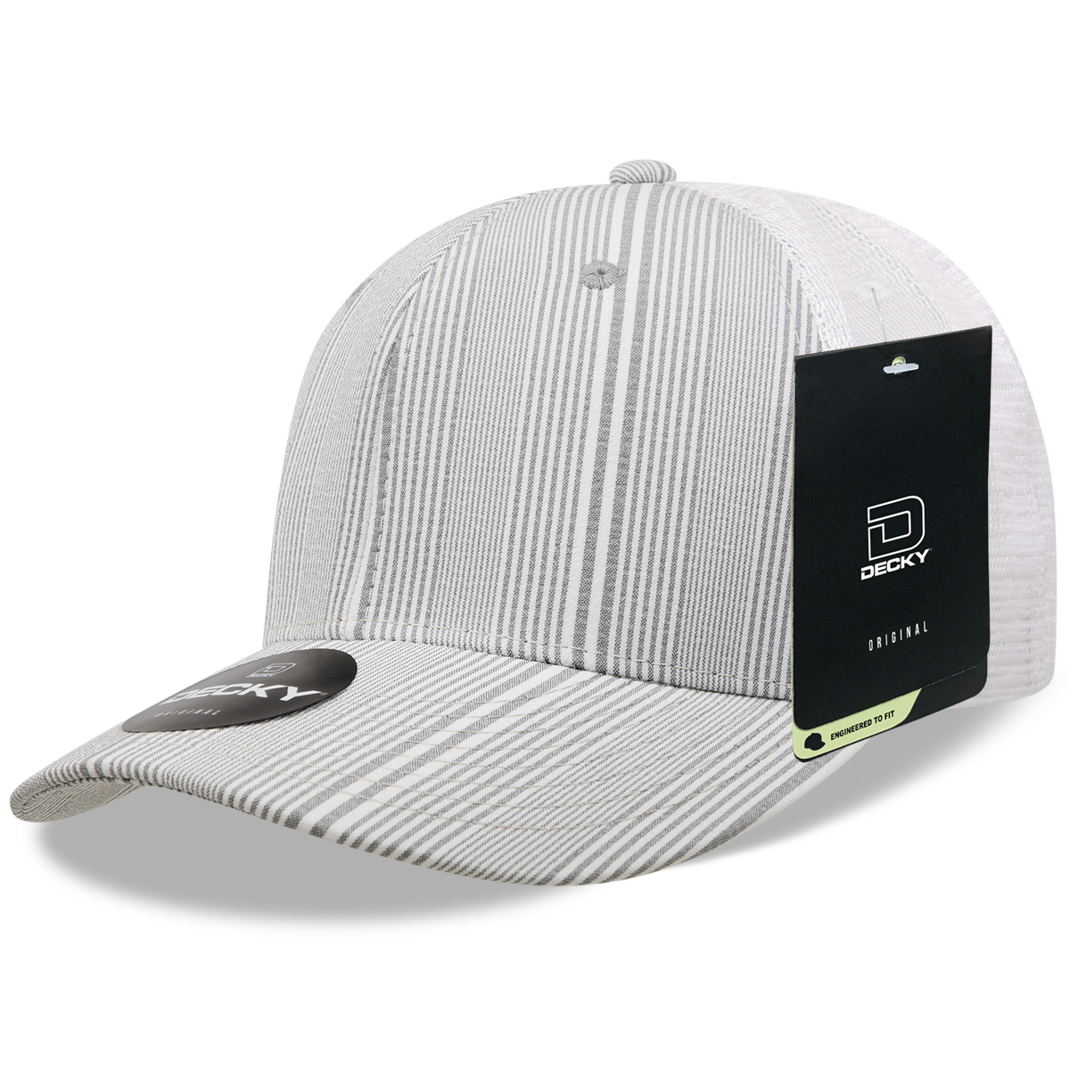 Decky 6017 Baseball Cap - Structured, Curved Brim