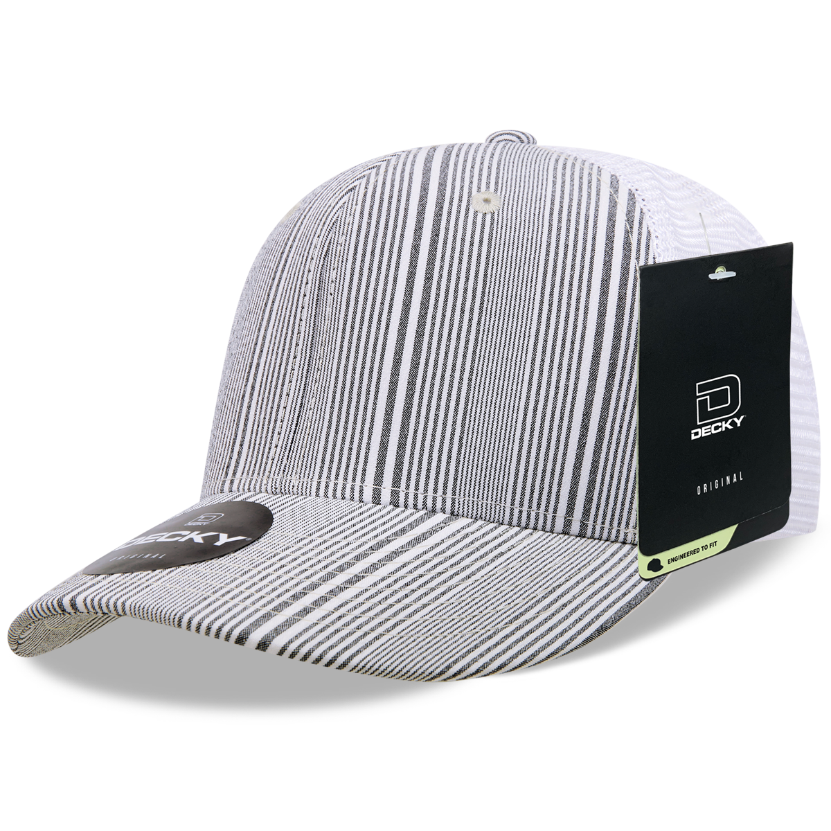 Decky 6017 Baseball Cap - Structured, Curved Brim