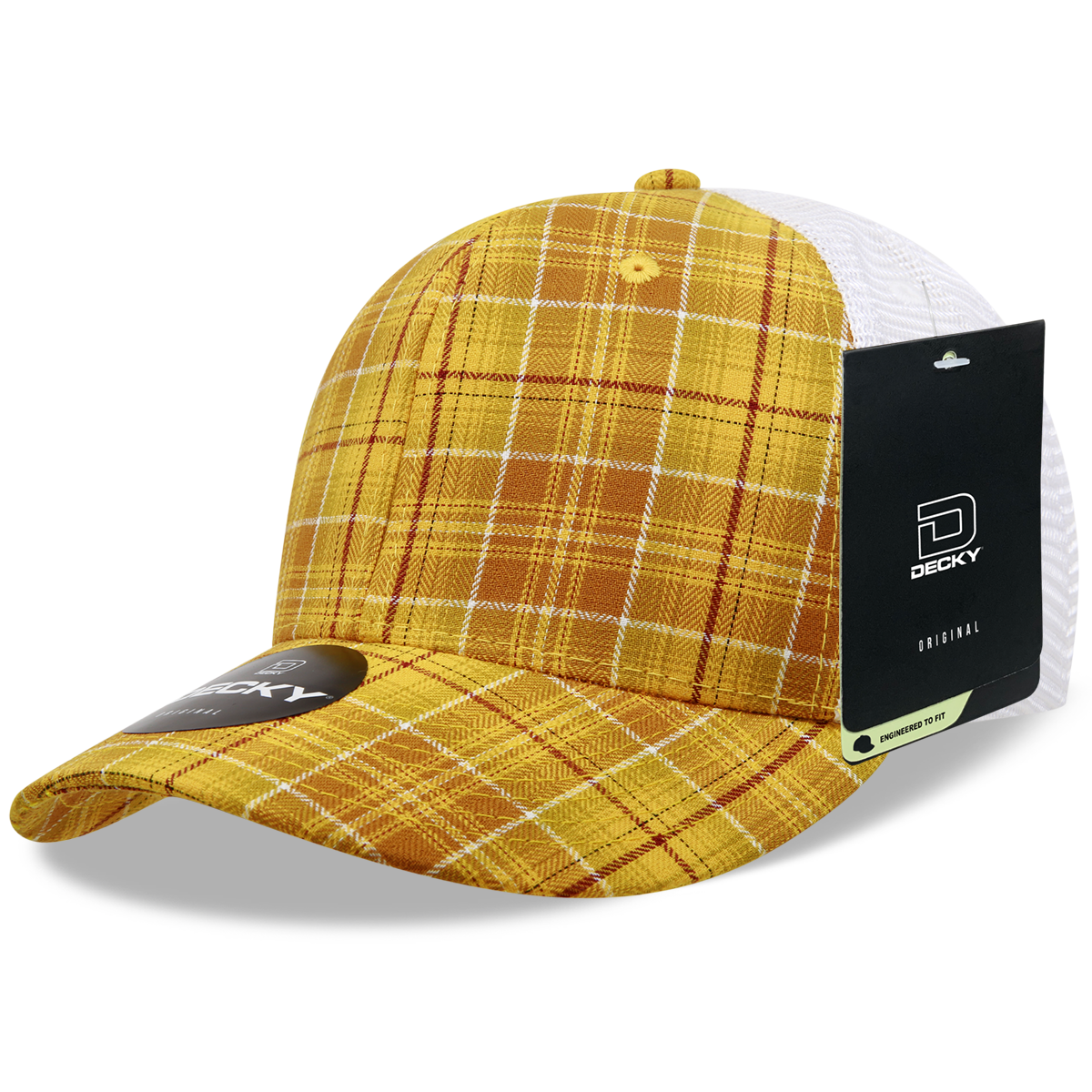 Decky 6017 Baseball Cap - Structured, Curved Brim