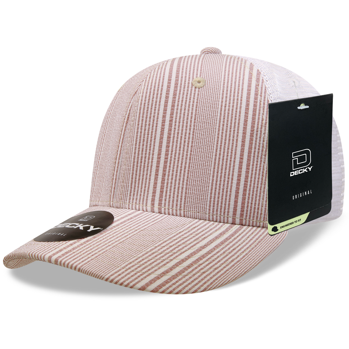 Decky 6017 Baseball Cap - Structured, Curved Brim
