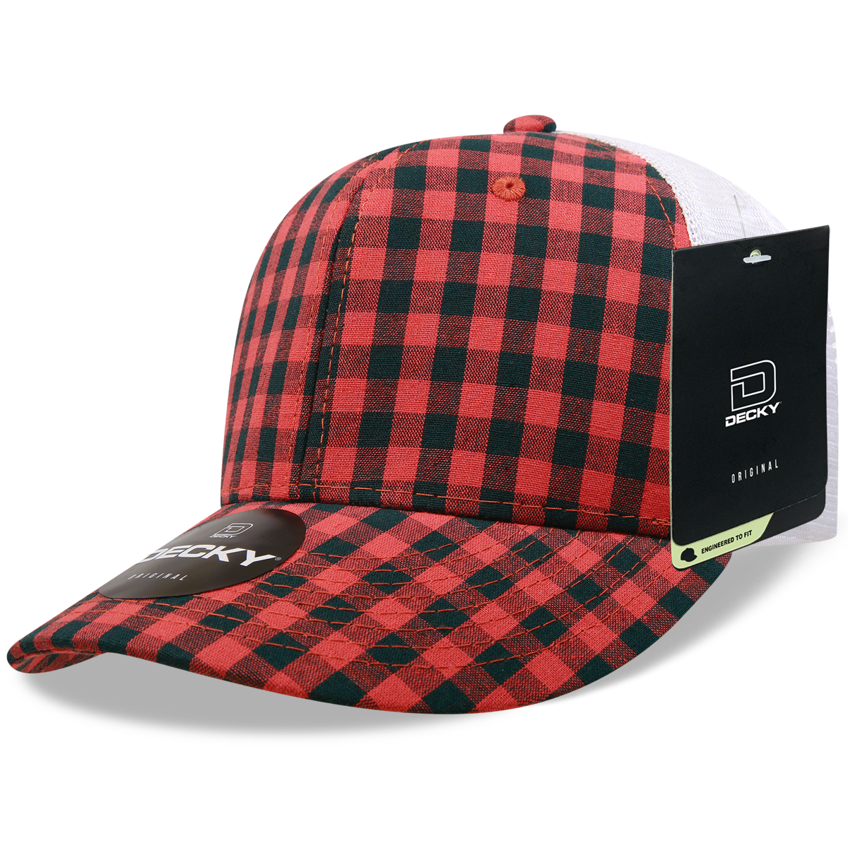 Decky 6017 Baseball Cap - Structured, Curved Brim