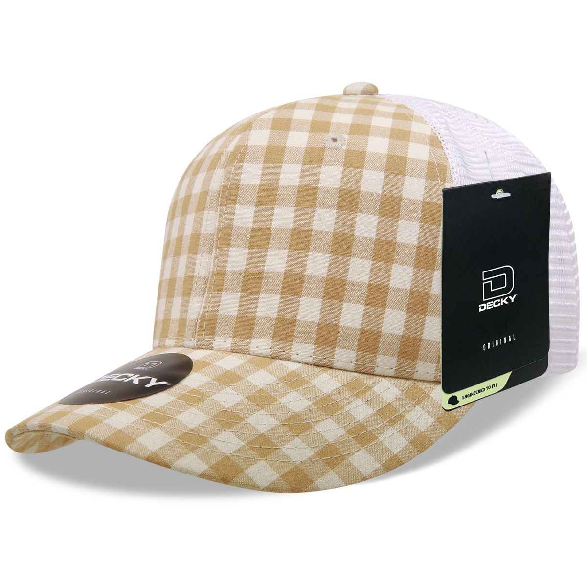 Decky 6017 Baseball Cap - Structured, Curved Brim