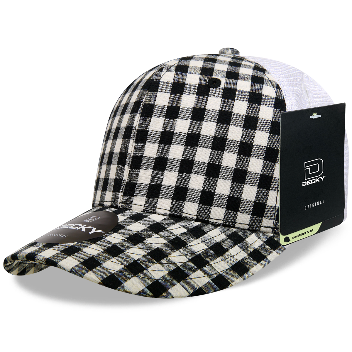 Decky 6017 Baseball Cap - Structured, Curved Brim