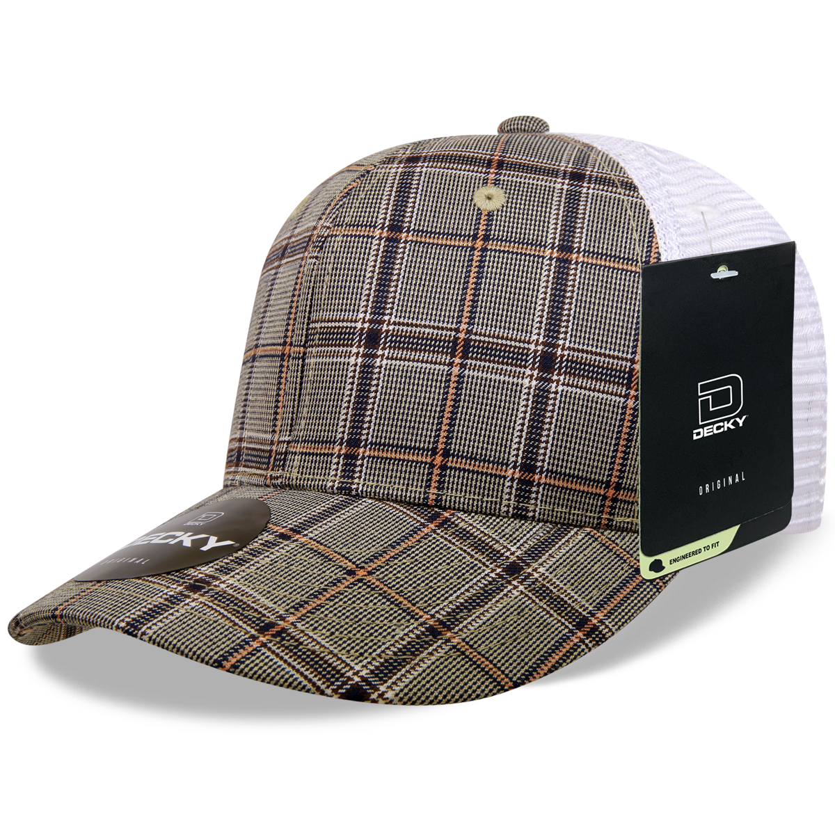 Decky 6017 Baseball Cap - Structured, Curved Brim