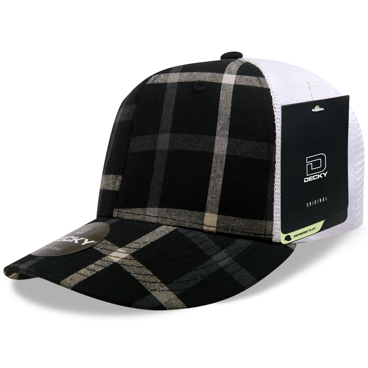 Decky 6017 Baseball Cap - Structured, Curved Brim