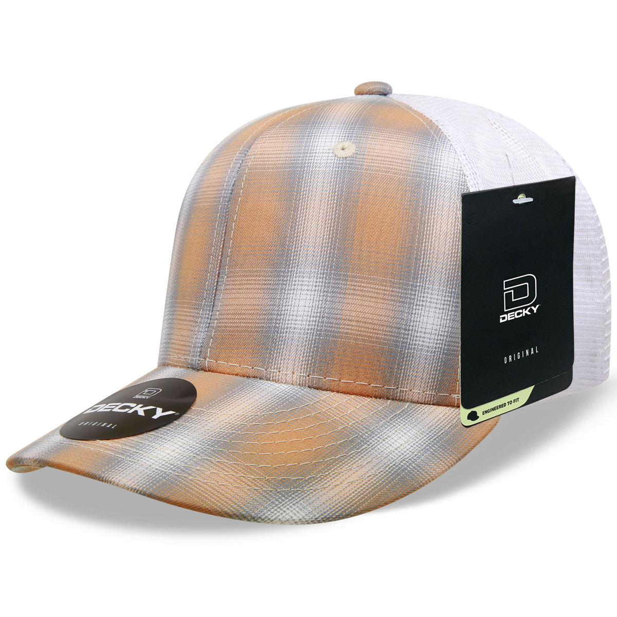 Decky 6017 Baseball Cap - Structured, Curved Brim