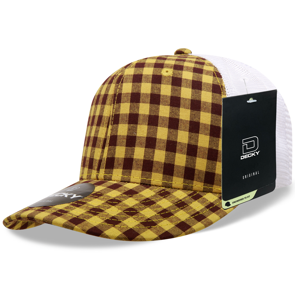 Decky 6017 Baseball Cap - Structured, Curved Brim