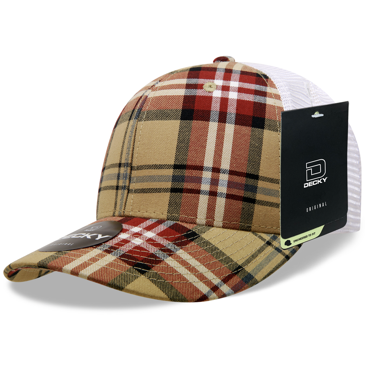 Decky 6017 Baseball Cap - Structured, Curved Brim
