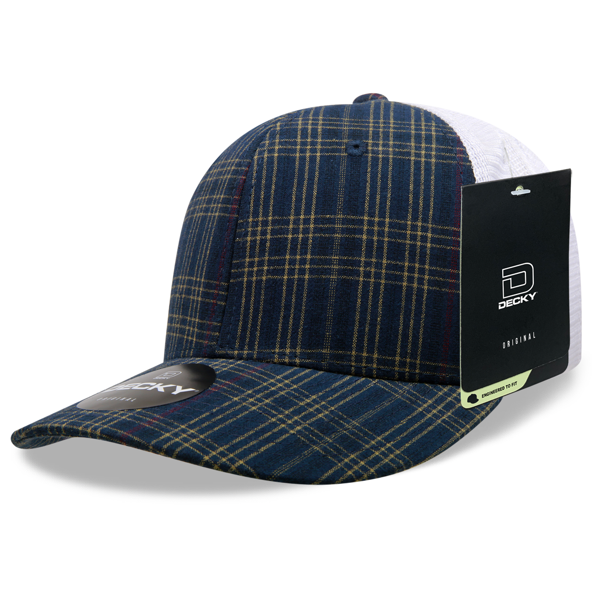 Decky 6017 Baseball Cap - Structured, Curved Brim