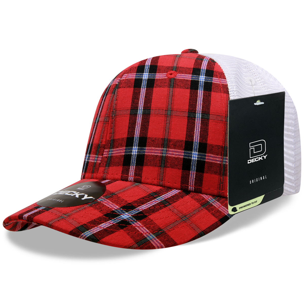 Decky 6017 Baseball Cap - Structured, Curved Brim
