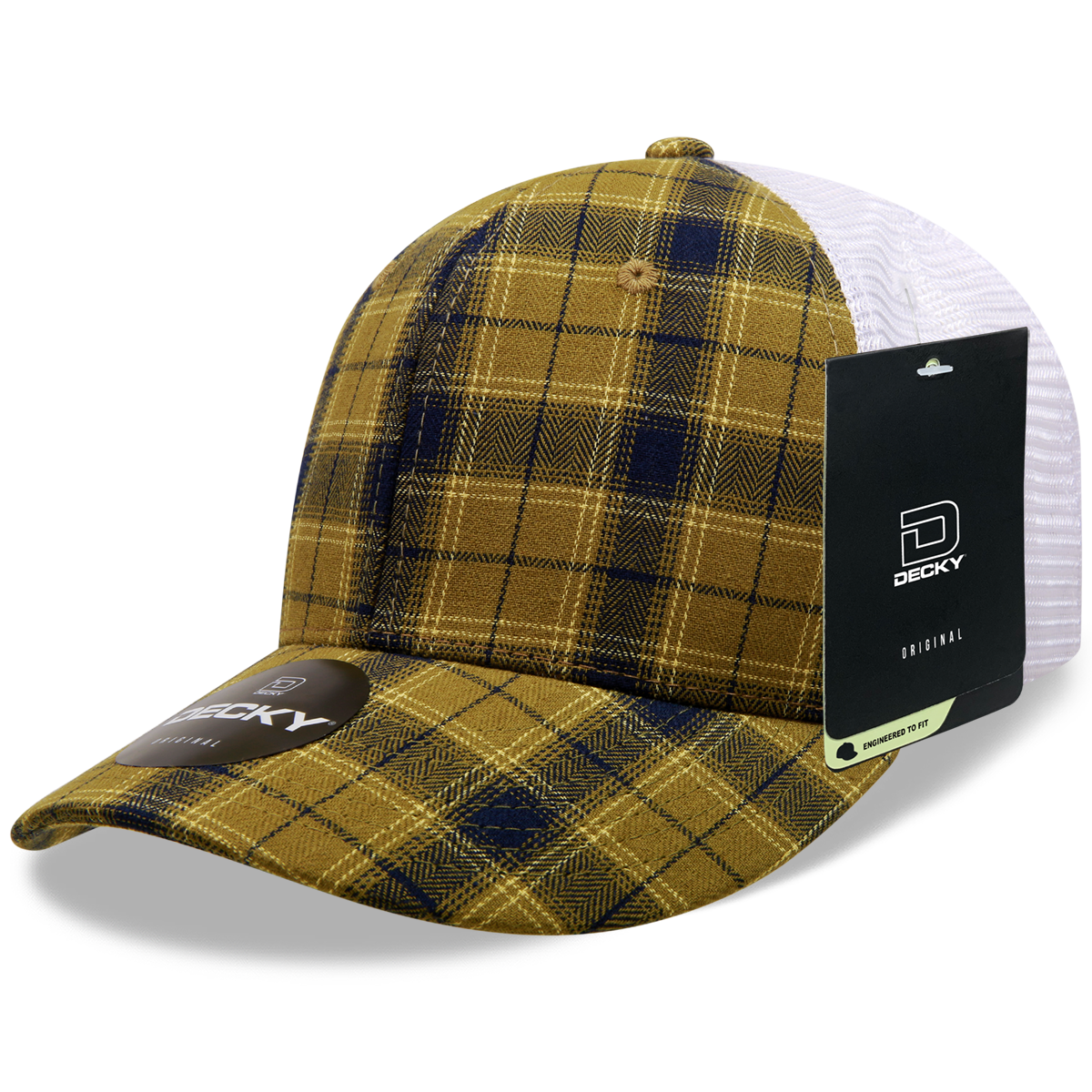 Decky 6017 Baseball Cap - Structured, Curved Brim