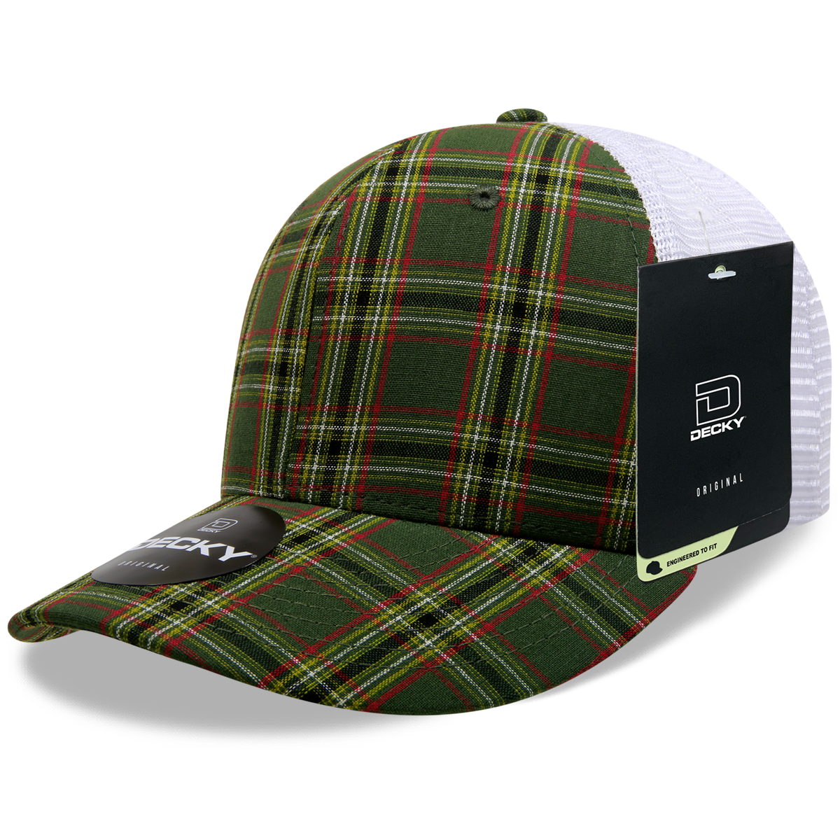 Decky 6017 Baseball Cap - Structured, Curved Brim