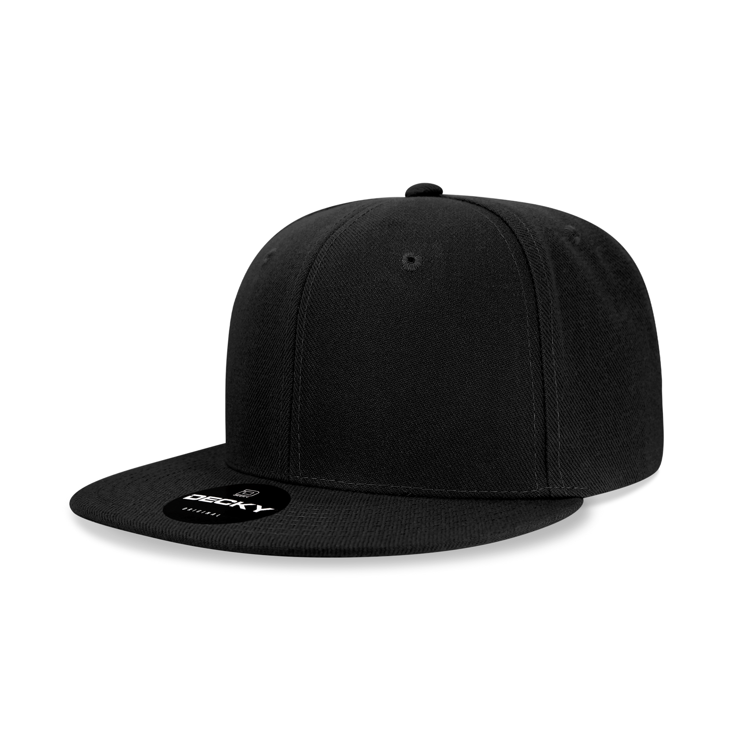Decky 6020 Snapback Cap - 100% Acrylic, Structured