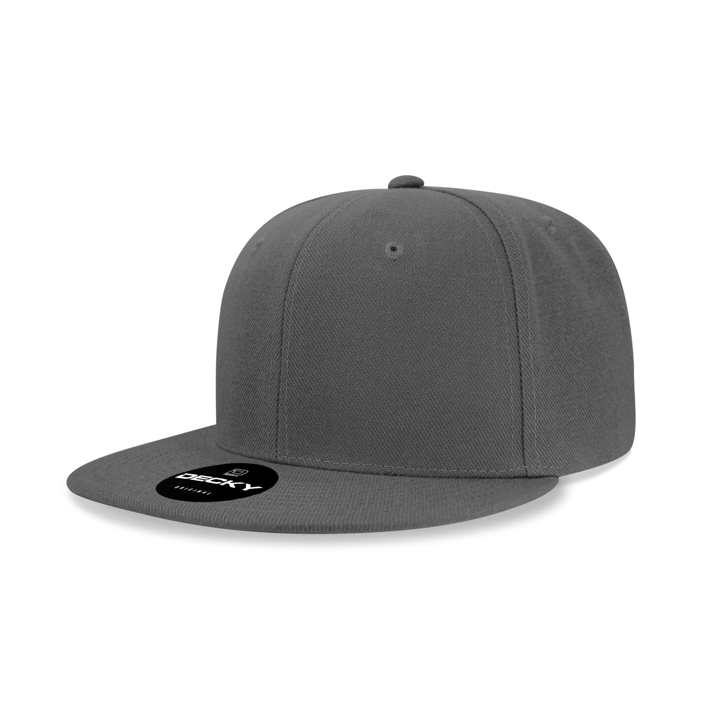 Decky 6020 Snapback Cap - 100% Acrylic, Structured