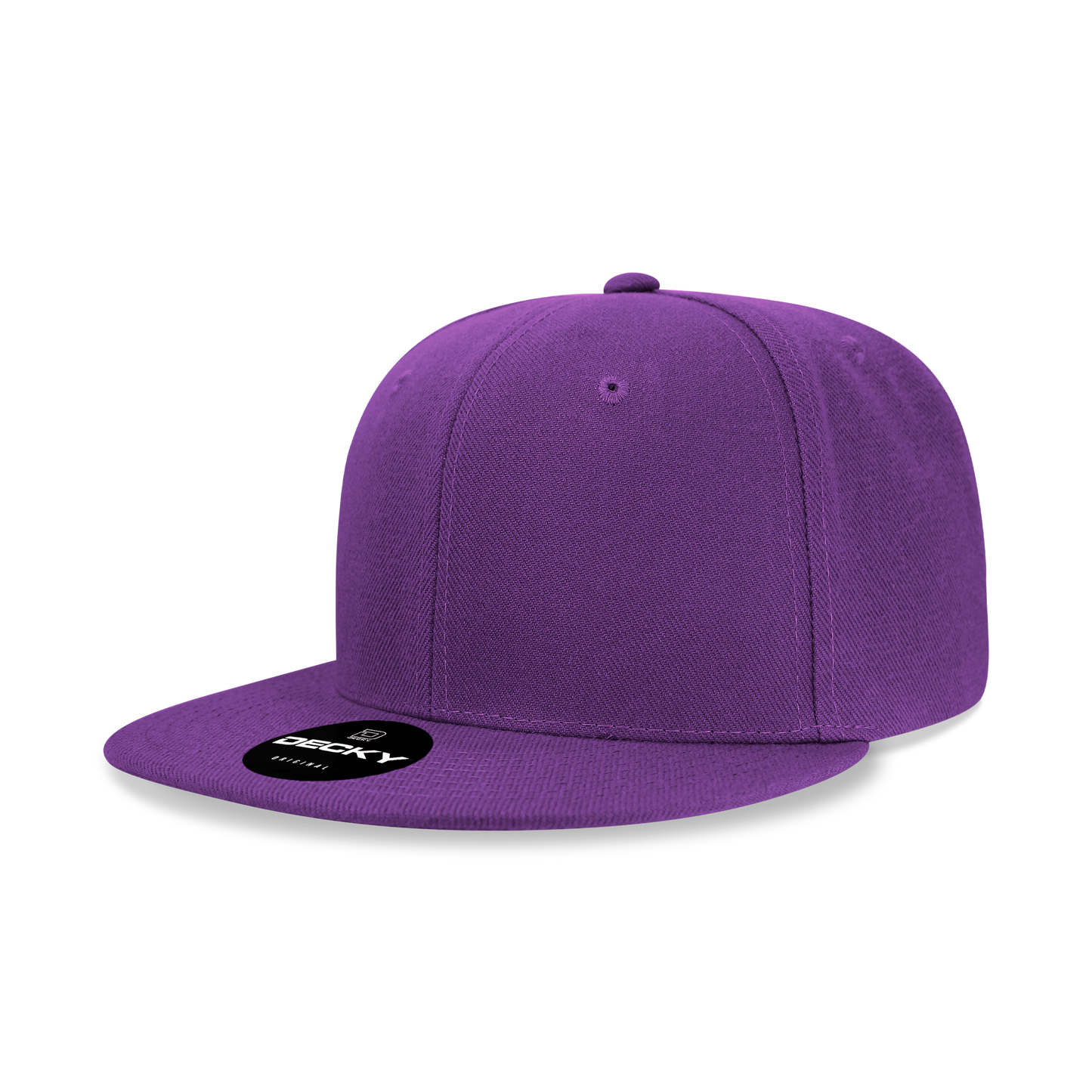 Decky 6020 Snapback Cap - 100% Acrylic, Structured