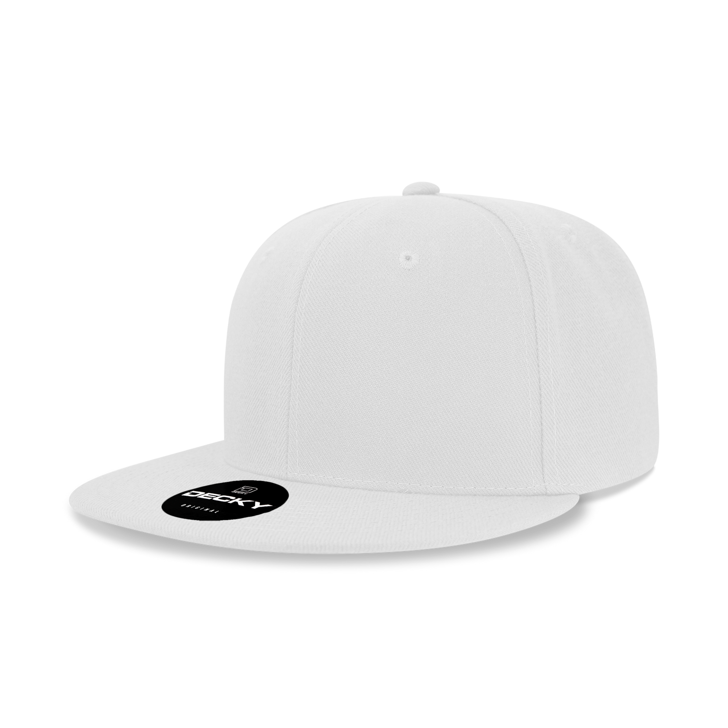 Decky 6020 Snapback Cap - 100% Acrylic, Structured