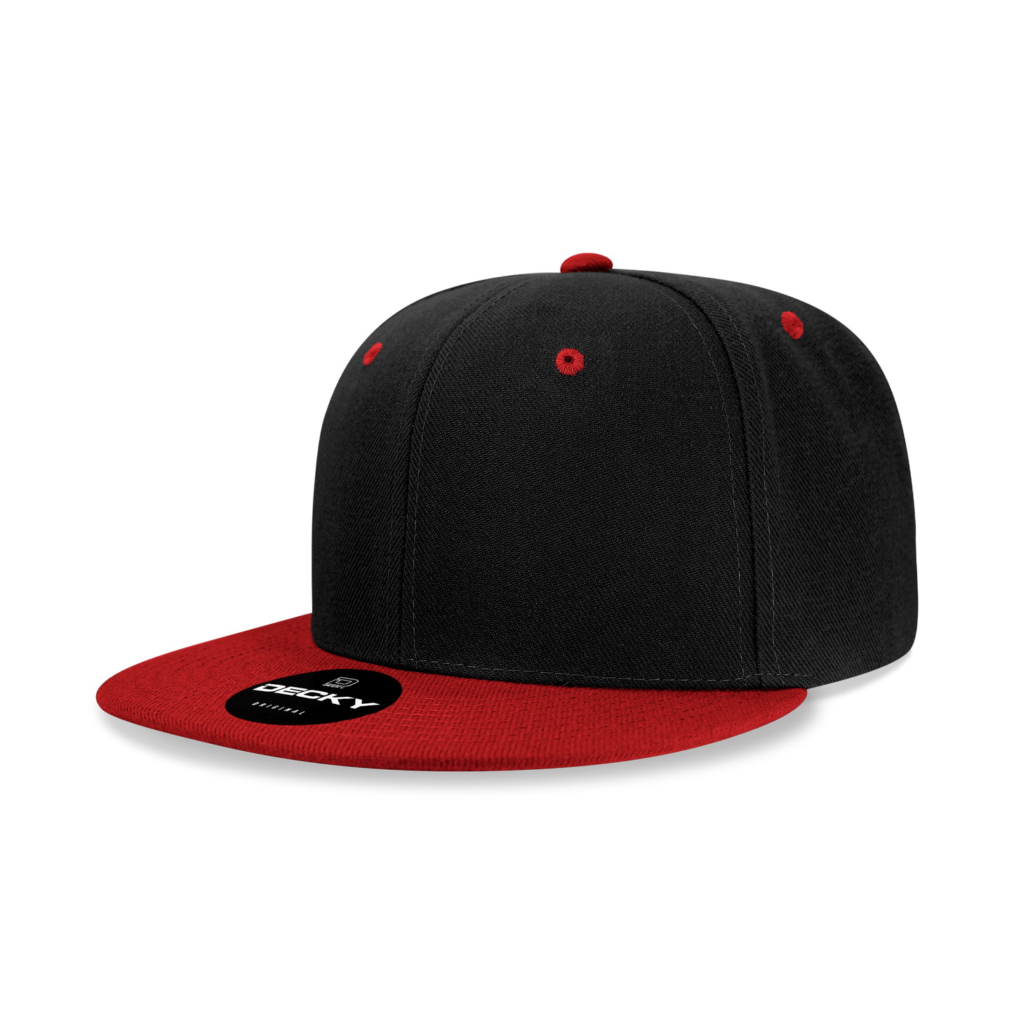 Decky 6020 Snapback Cap - 100% Acrylic, Structured
